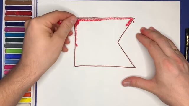 Как нарисовать Морской флаг Браво| Рисование для детей смотреть онлайн