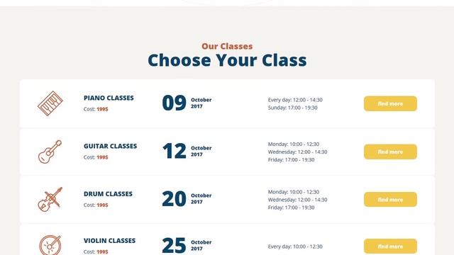 NotaCorda - Music School, Musicians and Childrens Music Academy WordPress Theme смотреть онлайн