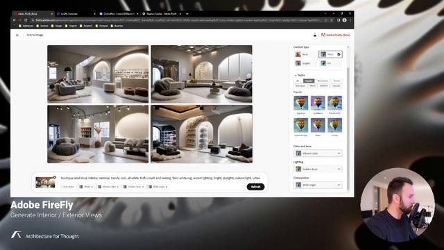 Adobe Firefly Architectural Design (Interior / Exterior) смотреть онлайн