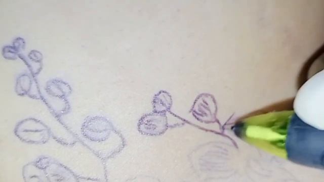 TATTOO VIDEO EP.104 | IMITATION TATTOO | Moon Orchid Flower Tattoo Sketch  | Personal Tattoo |tatto