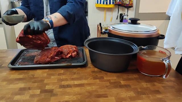 Pulled Beef - Slow Cooker Morphy Richards Sear and Stew Rose Gold смотреть онлайн