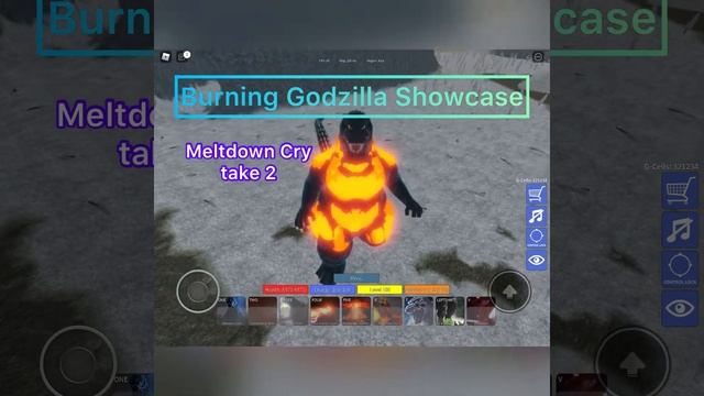Roblox Kaiju Universe - Burning Godzilla Showcase