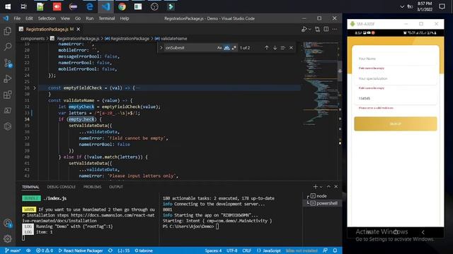 React Native Form Validation? in Hindi смотреть онлайн