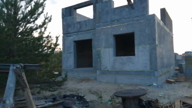 Дом полистирол бетон. Сборка 8 день смотреть онлайн