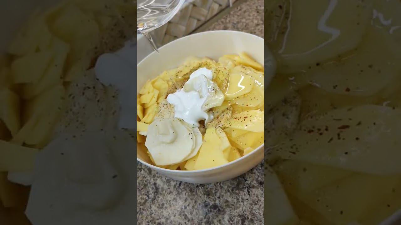 Картофельные лепестки с фрикадельками, на праздничный стол красиво и вкусно