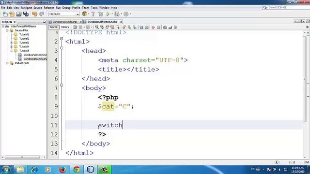 Tutorial PHP 5 - Switch смотреть онлайн