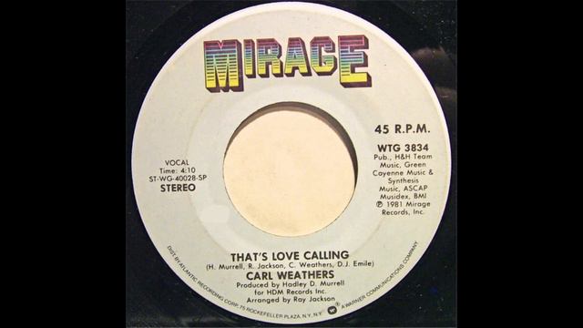 CARL WEATHERS - That´s love calling смотреть онлайн