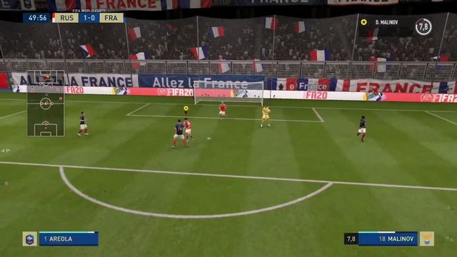 1/4 ЧМ против Франции|Fifa 20 карьера игрока#19 смотреть онлайн