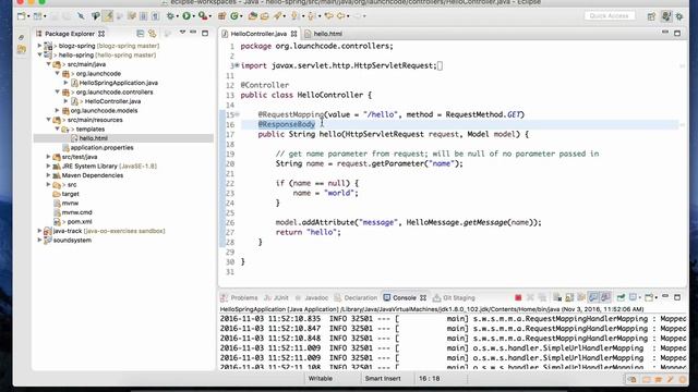 Intro to Thymeleaf Templates in Spring Boot смотреть онлайн