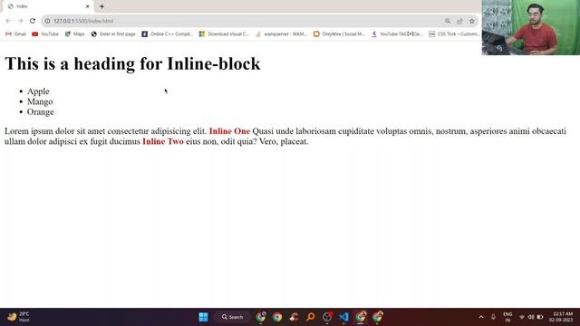 CSS Inline-block | CSS Inline block | CSS display inline block | CSS Tutorial for Beginners смотреть онлайн