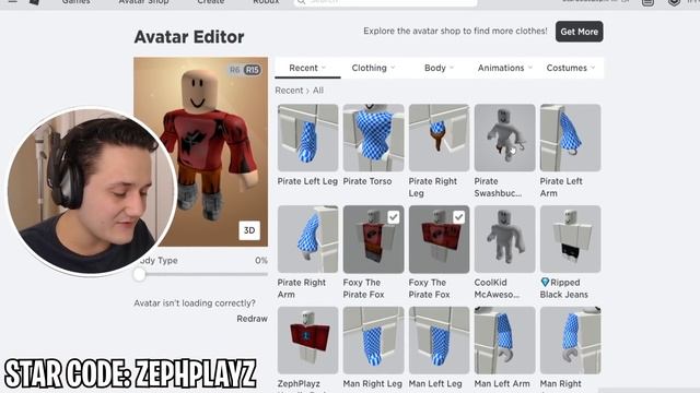 MAKING FOXY FNAF a ROBLOX ACCOUNT (Five Nights At Freddy's) смотреть онлайн