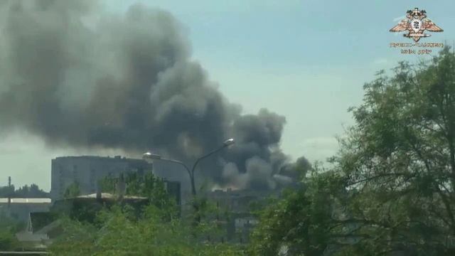 Украинские войска выпустили десять ракет по Пантелеймоновке.mp4