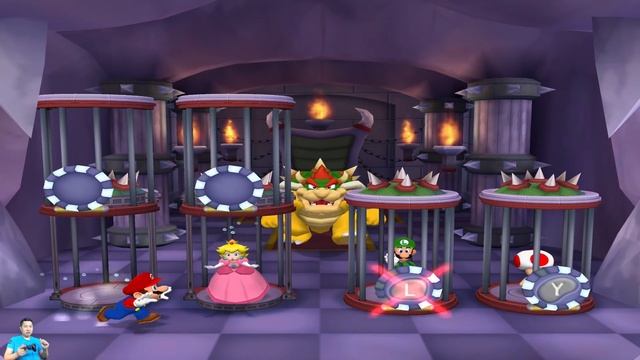 Mario Party 5 Minigames - Mario vs Peach vs Luigi vs Toad смотреть онлайн