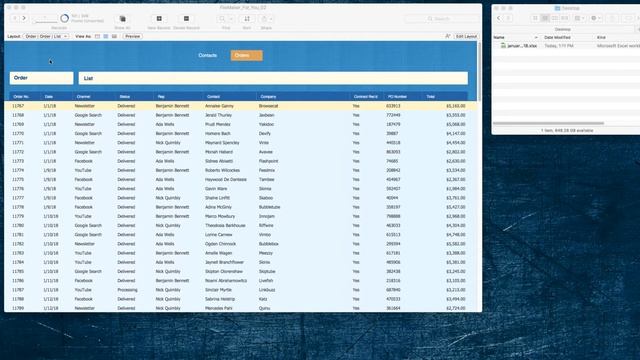 Create an Excel report from FileMaker - no export required! | User Tutorial | FileMaker For You смотреть онлайн