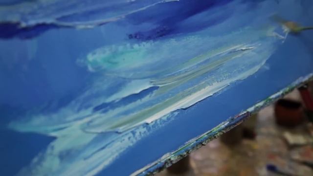 Урок А.Миклашевич Картина Маслом Морской пейзаж смотреть онлайн