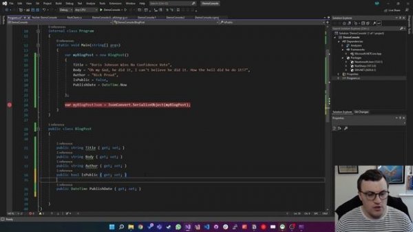 C# Tutorial - Serializing and Deserializing JSON with NewtonSoft (JSON.NET)