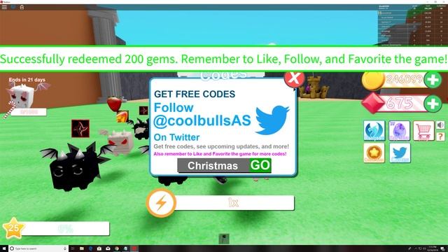 Christmas Codes For Dragon SImulator (Roblox Dragon Simulator) смотреть онлайн