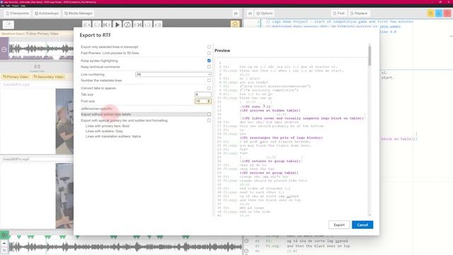 DOTE - How to Export to RTF (Basic) смотреть онлайн