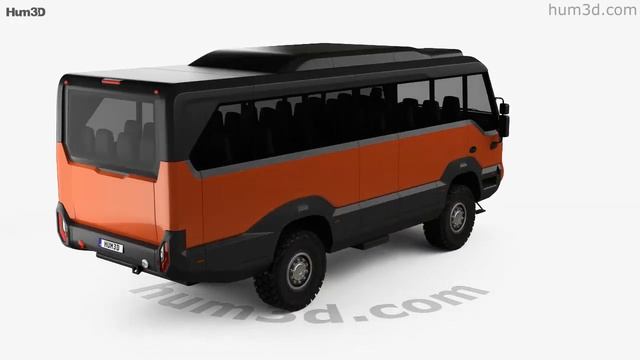 Torsus Praetorian Bus 2018 3D model by Hum3D.com смотреть онлайн