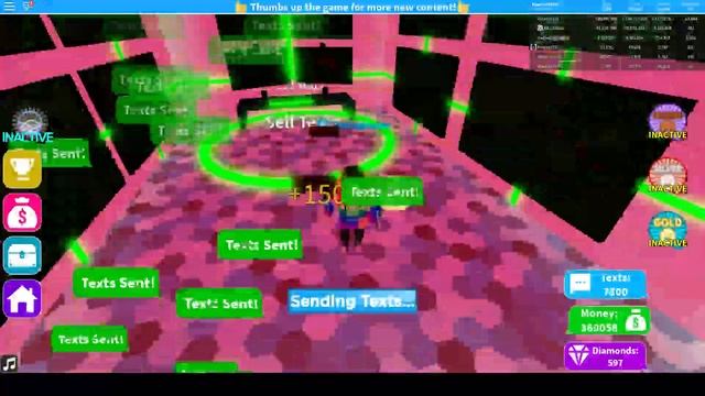 Роблокс симулятор текста! Деньги за текст!!! смотреть онлайн