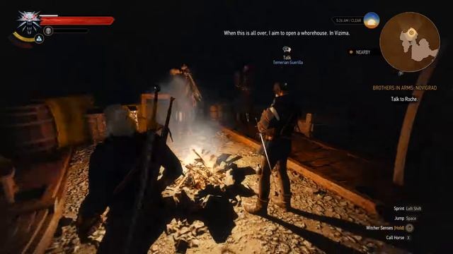 The Witcher 3 #70 A dangerous game, Brothers in Arms смотреть онлайн