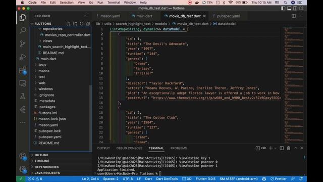 How to highlight text search with flutter in 10 minute - Fluttons смотреть онлайн