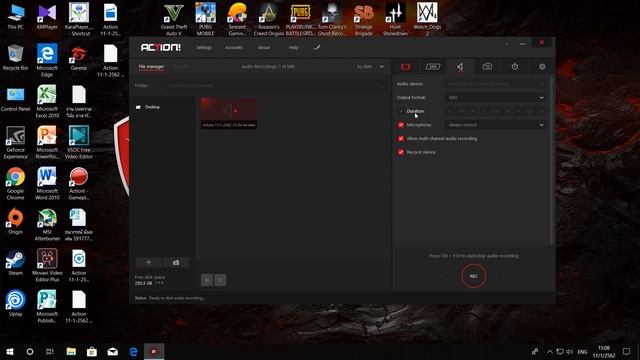 สอนการตั้งค่า Action! - Gameplay Recording and Streaming v.2018 ล่าสุด смотреть онлайн