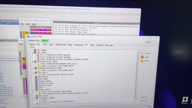 Прошивка Nissan Leaf AZE0 после перепака / Nissan Leaf Flashing After Battery Repack 40 KWh CATL