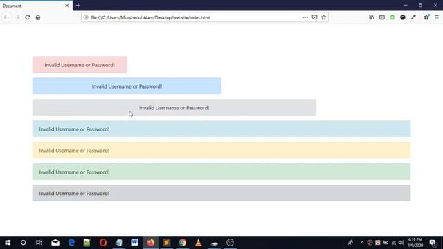 Web Design Beginners Tutorial 2020 Bangla Use Bootstrap 4 alert & close class Part 15 смотреть онлайн