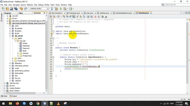 6 Java Class Koneksi Driver MySQL смотреть онлайн