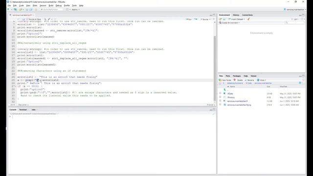 R Tutorial: How to remove unwanted characters from your data смотреть онлайн