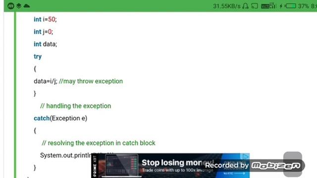 Java try catch(1) смотреть онлайн