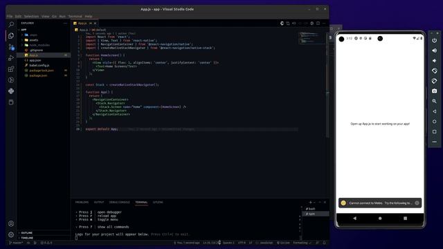 react native and laravel - login - installing stack navigation #4 смотреть онлайн