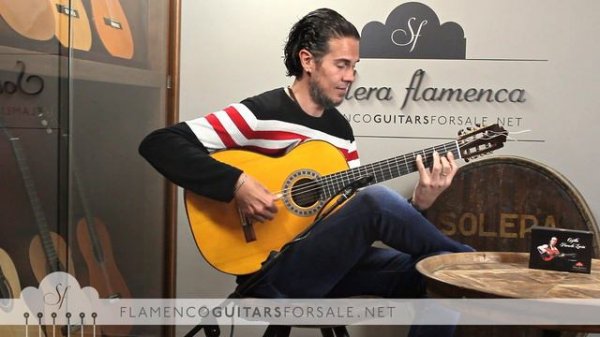 Graciliano Pérez 2021 flamenco guitar for sale played by Alberto Fernández