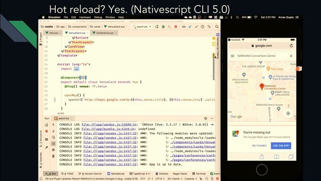 Writing the HasGeek app with NativeScript смотреть онлайн