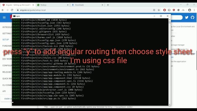 Angular 8 : Complete installation setup of Angular CLI, Node Js And NPM Using CMD by innovation tec смотреть онлайн