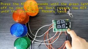 4-х канальное реле 12 В постоянного тока, 433 МГц, RF 4NO + 4NC контроллер