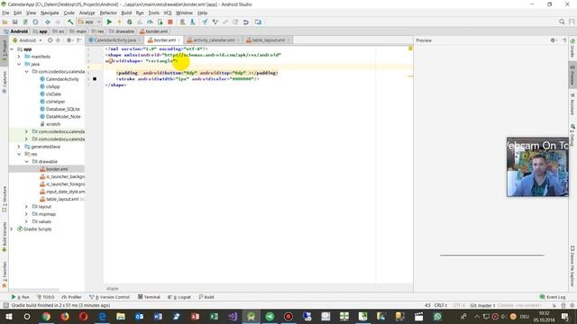 Draw Android Table Borders programmatically. TableRows, Drawable смотреть онлайн