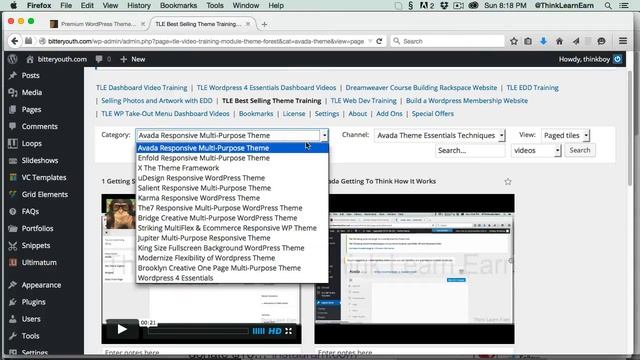 Learn All The Top 12 Best Selling Wordpress Themes On Themeforest.net tutorials смотреть онлайн