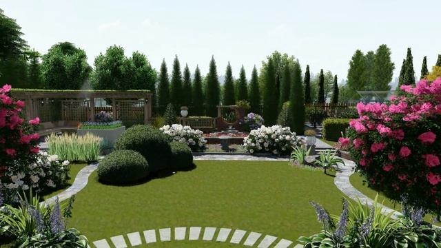 Ландшафтный проект участка 15 соток Май 2018 смотреть онлайн