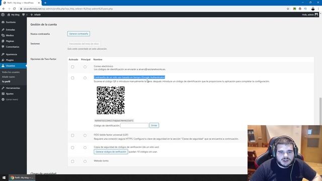 Two Factor Authentication o autentificación en dos pasos en WordPress смотреть онлайн