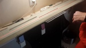 Частичное вязание на ЛК-150, 2 часть