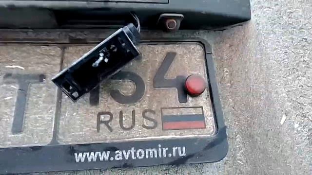 Рено Мастер. Замена лампочки подсветки номера смотреть онлайн