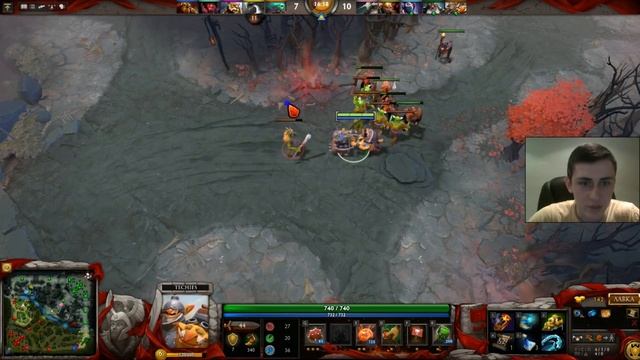 Рейтинговая Игра Дота 2 - Как Поднять ММР на Techies Минер #88 +Обучалка гайд смотреть онлайн