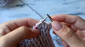 Красивая повязка на голову  спицами.