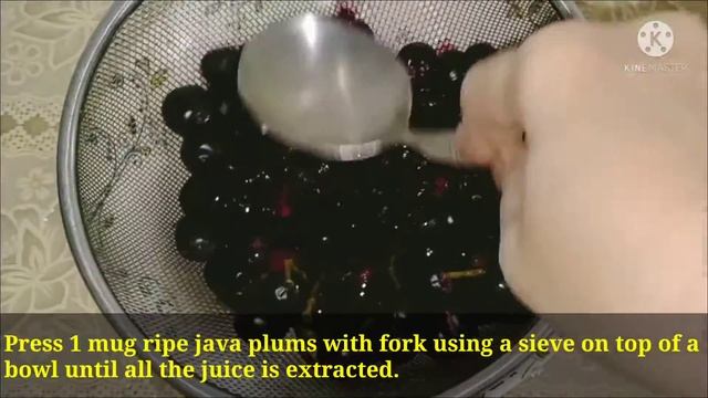 How To Make Java Plum Juice Without Blender ~ Java Plum Benefits смотреть онлайн