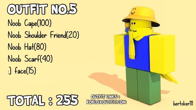 10 TYPES OF ROBLOX NOOBS OUTFITS смотреть онлайн