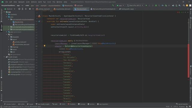 How to make clicks on RecyclerView item in a correct way? | Android Studio - Kotlin | Learn Android смотреть онлайн