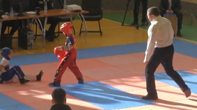 Базилин Михаил 2.1 ЛАЙТ 30.01.16 Чемпионат и Первенство Крымского Федерального округа по кикбоксинг смотреть онлайн