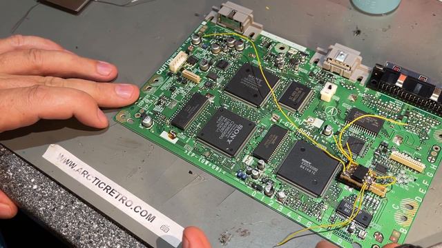 Playstation One - PS1 - Mod Chip Installation That Went Wrong